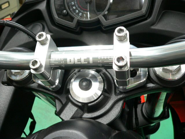 Ninja650 バーハンドルKIT 試作品 傷あり