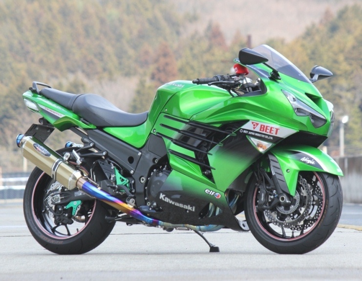 BEET NASSERT レーシングサイレンサー300mmブラック左右2本セット 日本ビート工業 BEET NASSERT Evolution Type II スリップオン