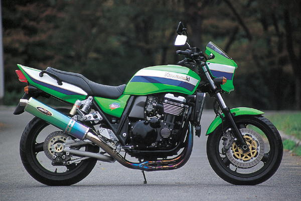 ZRX1100 1200R 用 ZRX1100/1200R 4in1 機械曲げチタンEXマフラー | NOBLEST