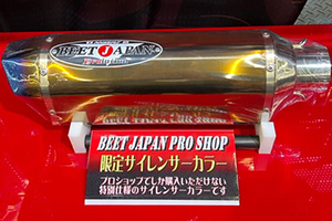 BEET ビート 8270-Y50-BL N-E2 BLサイレンサー 18MT-07